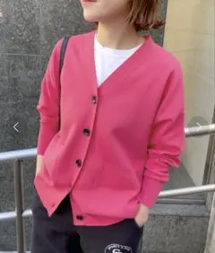 スピックアンドスパン　ダブルジャガードビッグカーディガン Spick & Span（スピックアンドスパン）の「≪追加≫ダブルジャガード