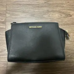MICHAEL KORS ブラックショルダーバッグ