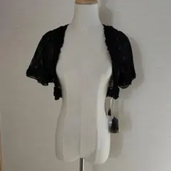 シフォンバラ使いレースボレロ クロ Mのサムネイル