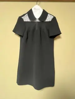 今だけsale 超人気　RED VALENTINO ブラック 半袖ミニワンピースのサムネイル