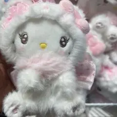 ハローキティ マスコットホルダー ミルキーこねこ