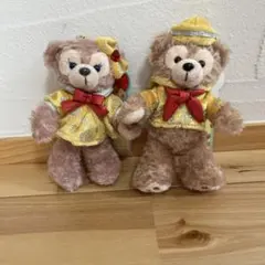 ダッフィー シェリーメイ 30周年 ぬいぐるみバッジ TDS
