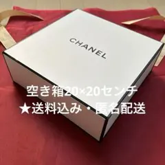CHANEL ギフトボックス 約20cm 空箱　収納ボックス　小物入れ