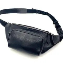 【現行/美品】BVLGARIブルガリマン ベルトバッグ クロスボディ レザー 黒 2026年最新】BVLGARI メンズ ボディバッグ・ウエストポーチの人気