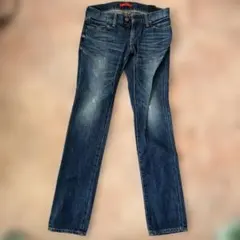 RED CARD ダークブルー スリムフィットデニム