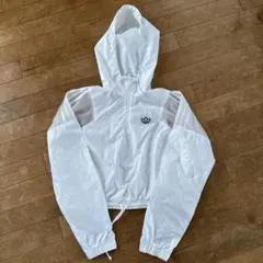 アディダスオリジナルス　ウィンドブレーカー ホワイト