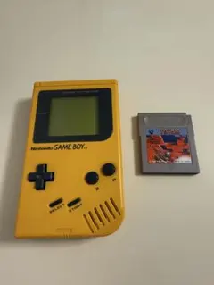 《タイムセール中》初代GAME BOY イエロー 本体+テトリス