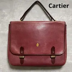 カルティエ Cartier マストライン レザー ブリーフケース ビジネスバッグのサムネイル
