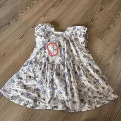 花柄ノースリーブワンピース 100cm