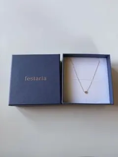 festaria K10PG ネックレス 箱付き ピンクゴールドのサムネイル
