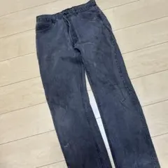 80s USA製 Levi's 501 先染めブラック オリジナルVintage