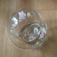 パイレックス　PYREX　耐熱ガラスボウル　大中2個セット　花柄　エコメルカリ