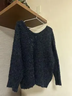 【値下げ交渉可】ローリーズファーム　ダークブルー　ニット