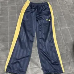 Puma ネイビー/ゴールド ジャージパンツ