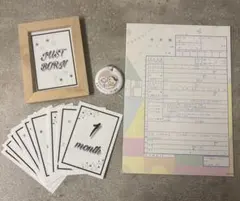 出産準備品 出生届 マタニティマーク マンスリーカード