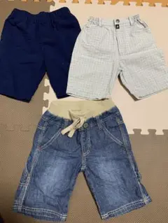 キッズハーフパンツ　3枚セット　110cm