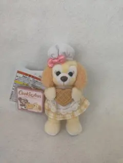 ディズニーシー　ダッフィー クッキーアン　ぬいぐるみバッジ