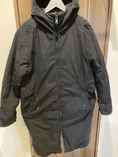 H&M ブラック モッズコート S