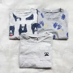 ベビー 長袖Tシャツ 3枚セット まとめ売り