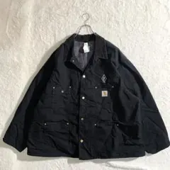 カーハート　チョアコート　裏地ブランケット　サイズ60　ブラック　カバーオール