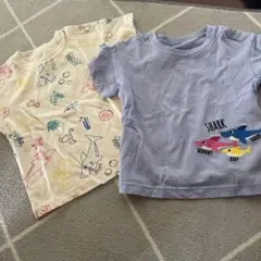 GU 90 Tシャツ　2枚セット　ベイビーシャーク