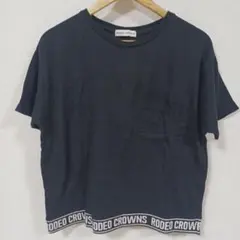 ロデオクラウンズ　Tシャツ　トップス　黒　レディース　半袖