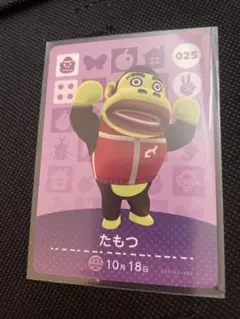 たもつ　あつ森・あつまれどうぶつの森・アミーボ・amiiboカード