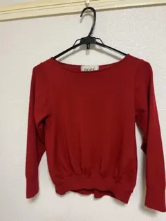 ROPE 赤 長袖ニット