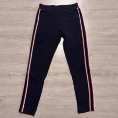150 H&M ラインパンツ 紺 ダンス スポーティー キッズ 女の子