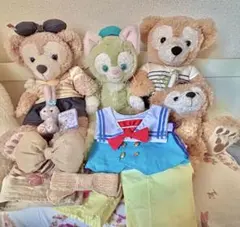 ダッフィー シェリーメイ ジェラトーニ ステラルー コスチューム まとめ売り