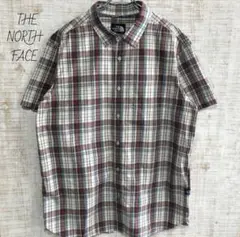 ザノースフェイス　THENORTHFACE　半袖シャツ　チェック柄　XL BD