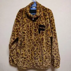 FILA レオパード柄 フリースジャケット