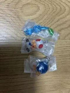 青ピクミン、キノピオ、ボムへい めじるしアクセサリー 3種セット