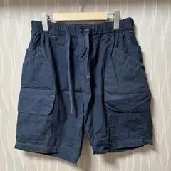 ポストオーバーオールズ ハーフパンツ ショーツ ネイビーL 2323E-HCP3