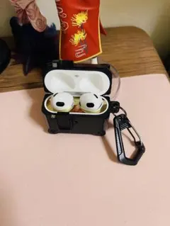 AirPods 3 本体 ホワイト ブラックケース付き