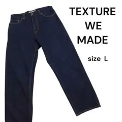 美品 日本製　TEXTURE WE MADE デニム　ジーンズ　レディース　Ｌ