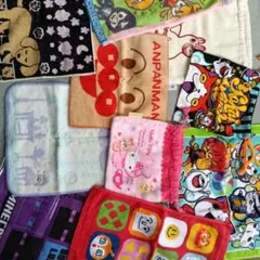 キャラクタータオル ハンカチ 巾着 まとめ売りのサムネイル