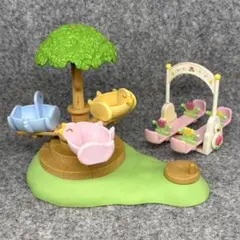 シルバニアファミリー 遊具セット うきうきメリーゴーランド　赤ちゃんシーソー