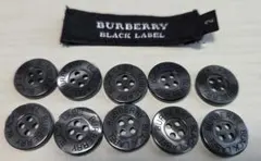 【美品】BURBERRY BLACK LABEL、 ボタン 10個+タグ付き