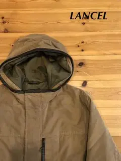 LANCEL(ランセル) フーデッドコート　異素材切り替え　中綿入り　Mサイズのサムネイル