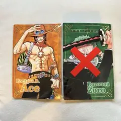ONEPIECEポートレートカード　エース