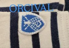 ORCIVAL ボーダーカットソー 七分袖ワンピースのサムネイル