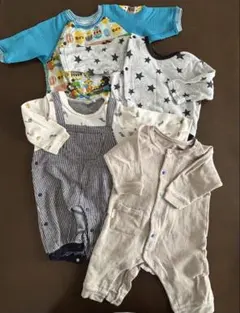 ロンパース・カバーオールセット 4枚セット