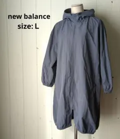 ニューバランス ウーブン ロング ジャケット AWJ45137 グレー L