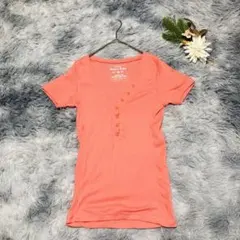 ハニーズ COLZA コルザ (M) フロントボタン 半袖カットソー 綿混