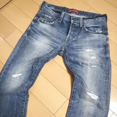 レッドカード デニム 17878 29インチ ダメージ加工 雰囲気良好
