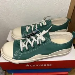 新品　タグ付き　CONVERSE グリーンスニーカー 22.0cm