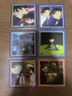 名探偵コナン トレーディングコースター6枚セット　TVアニメエンディングver.