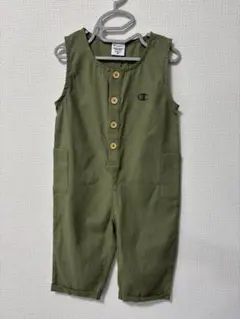 Champion オリーブ　サロペット　オーバーオール　90