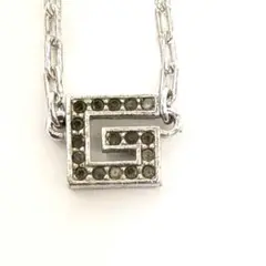 GIVENCHY ジバンシー　ネックレス　Gロゴ　シルバー　刻印入り　男女兼用